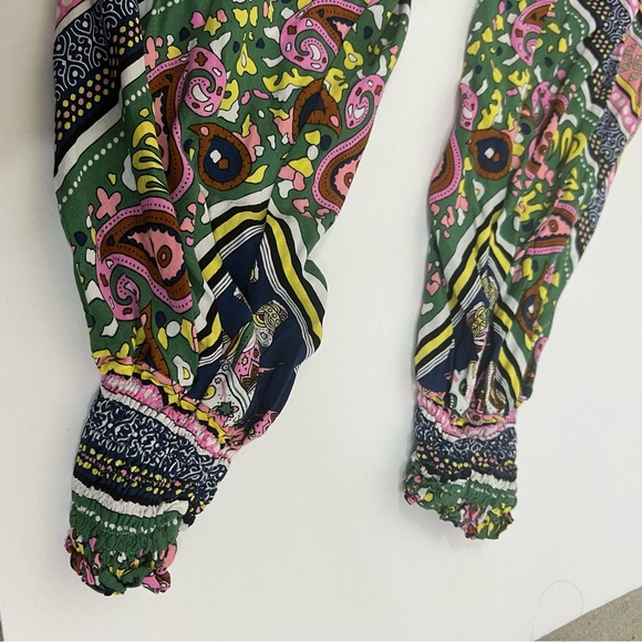 Buddha Pants “ The Catsuit “ colorful halter harem style jumpsuit. - Picture 5 of 7